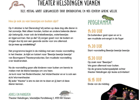 Theatervoorstelling Beestje beestje beestje